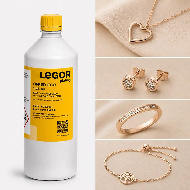 Legor Gold Flash Rojo (GFRED-ECO) — 1,0 g Au/L