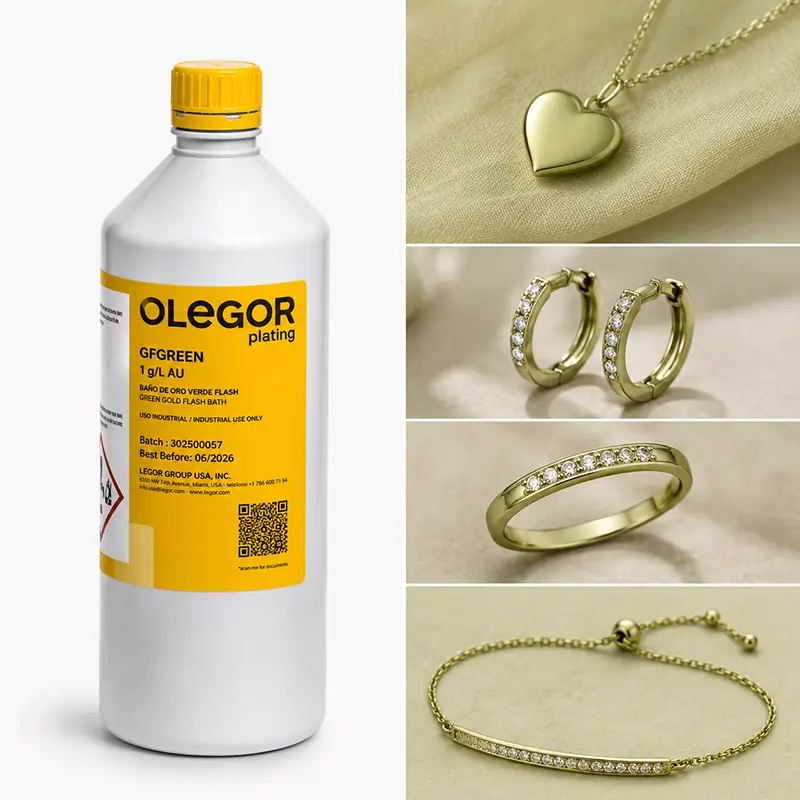 Legor Gold Flash Verde (GFGREEN) — 1,0 g Au/L