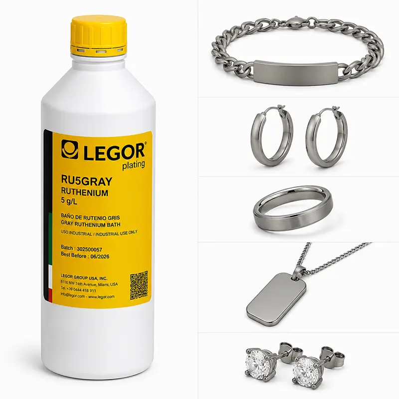 Legor Rutenio Gris (RU5GRAY) — 5,0 g/L Ru
