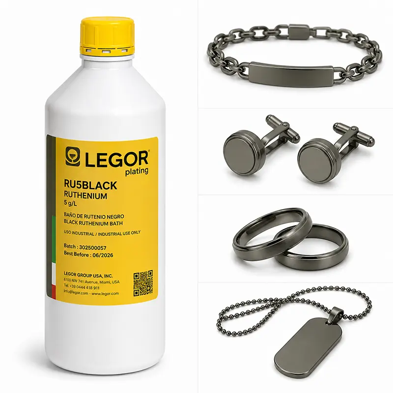 Legor Rutenio Negro Standard (RU5BLACK) — 5,0 g/L Ru